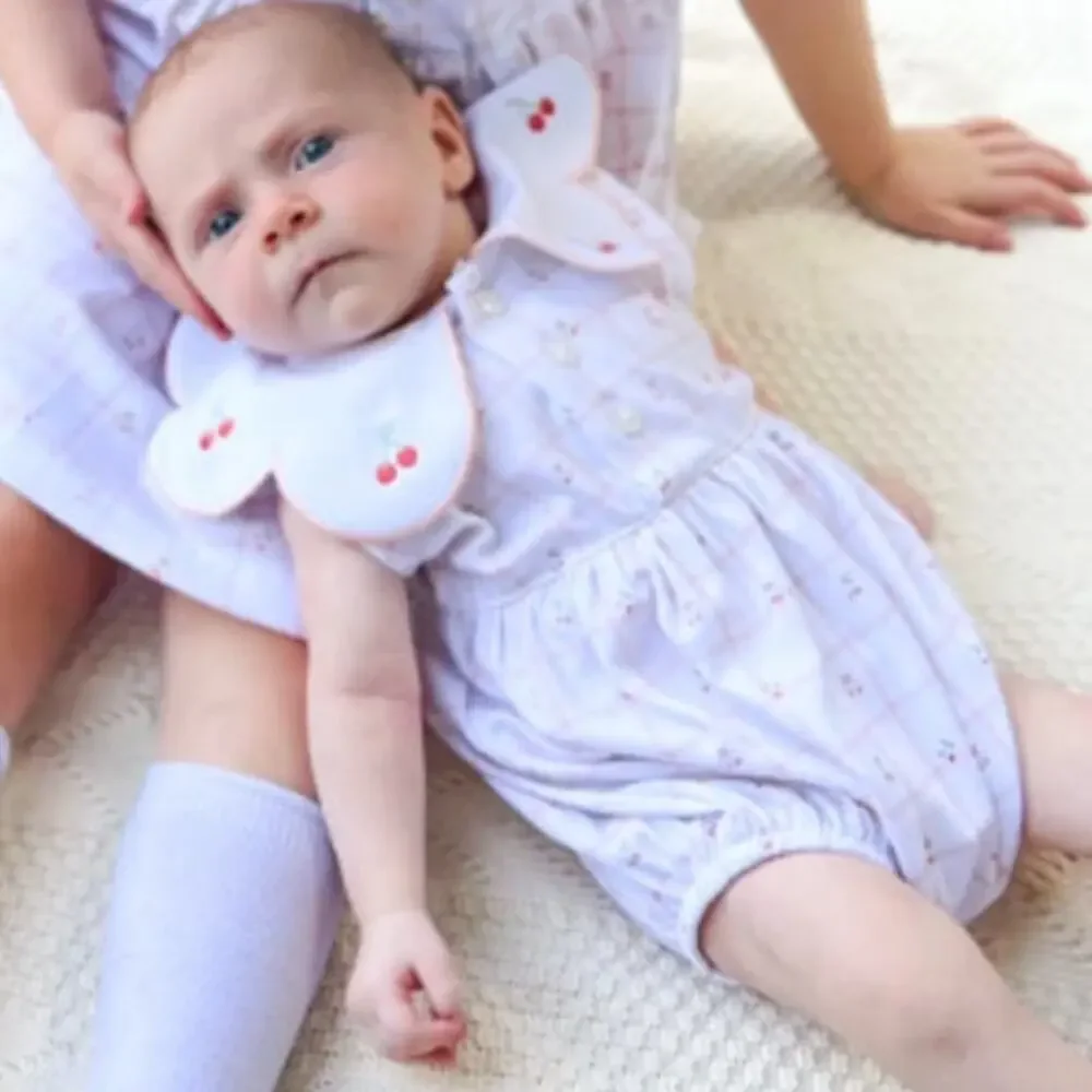 Tecomoabesos Cherry Pima Romper Pink Size 3M